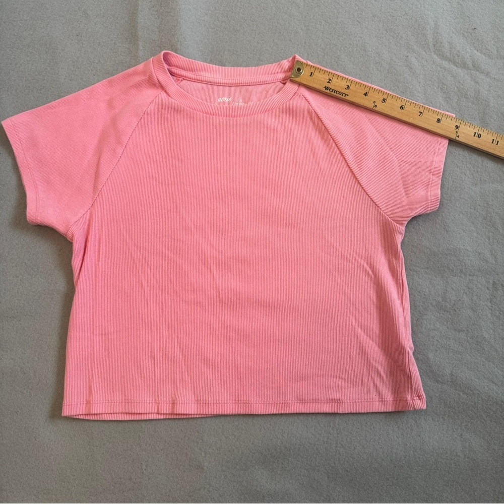 Aerie Pink Crop Top with - Picture 5 of 8